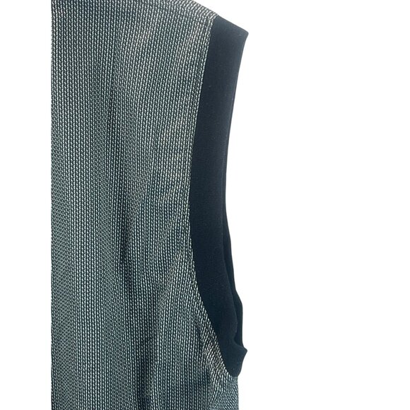 Sunderland Of Scotland Mens Textured Classic Pullover Vest Black White Golf L Sp - Picture 12 of 16